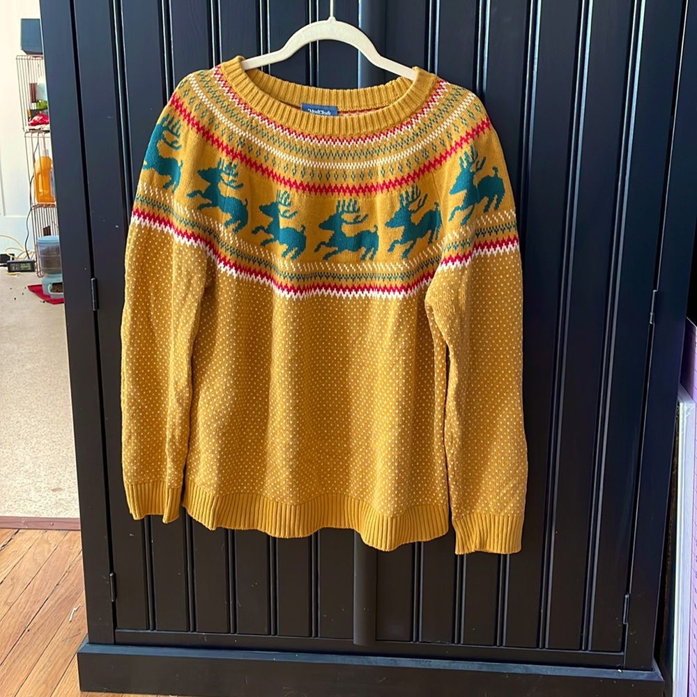 ModCloth sweater with reindeer
